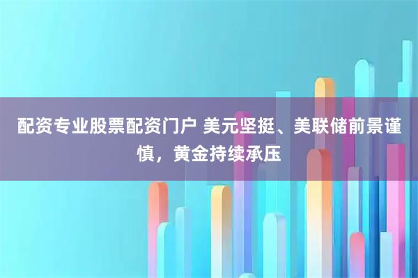 配资专业股票配资门户 美元坚挺、美联储前景谨慎，黄金持续承压